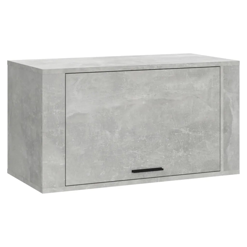 Scarpiera | Mobile per scarpe a Parete Grigio Cemento 70x35x38 cm Legno Multistrato