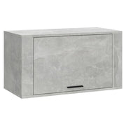 Scarpiera | Mobile per scarpe a Parete Grigio Cemento 70x35x38 cm Legno Multistrato
