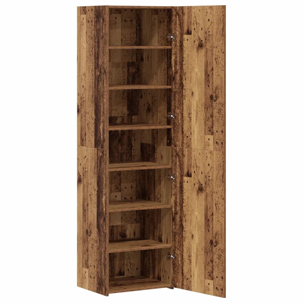Credenza 2 pcs Legno vecchio 50 x 42,5 x 185 cm 3365585