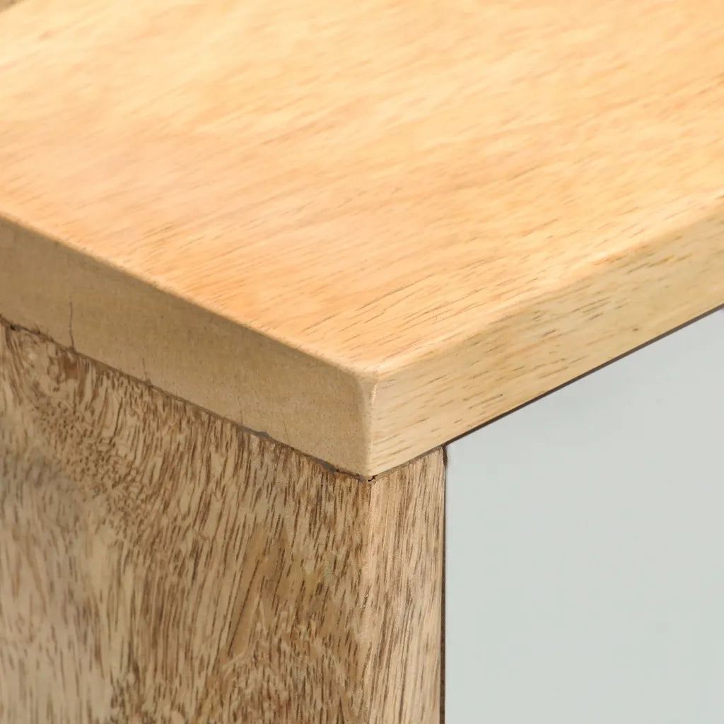 Mobile Porta TV 110x35x48 cm Legno Massello di Mango 286483