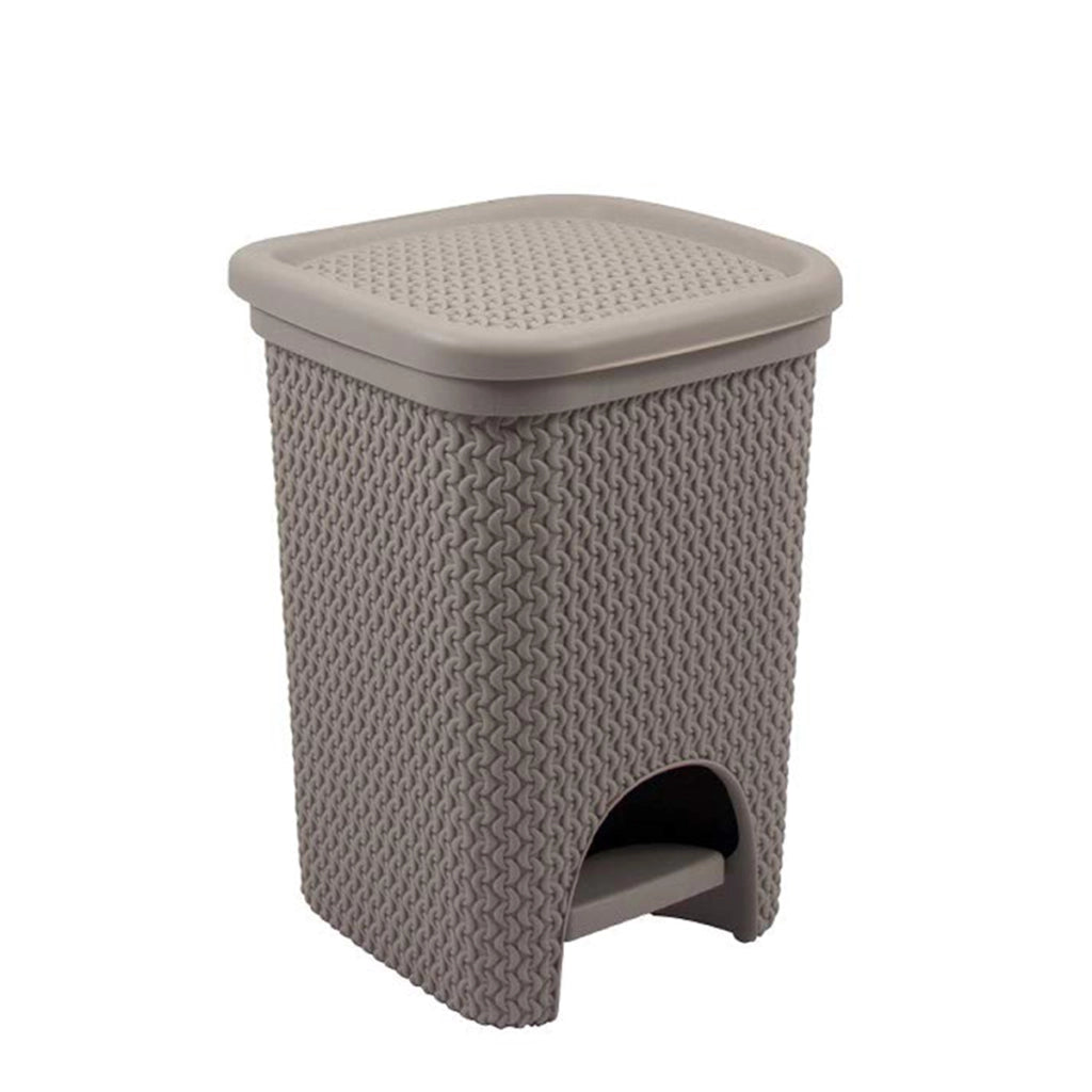 BELLI E FORTI PATTUMIERA CON PEDALE DESIGN INTRECCIO TORTORA 6 LITRI