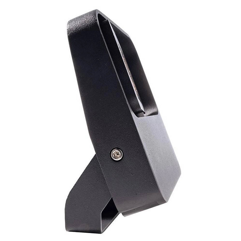 Trade Shop - Faretto Led 12w Doppio Diffusore Orientabile Faro Staffa Ip65 Luce Esterni Giardino -
