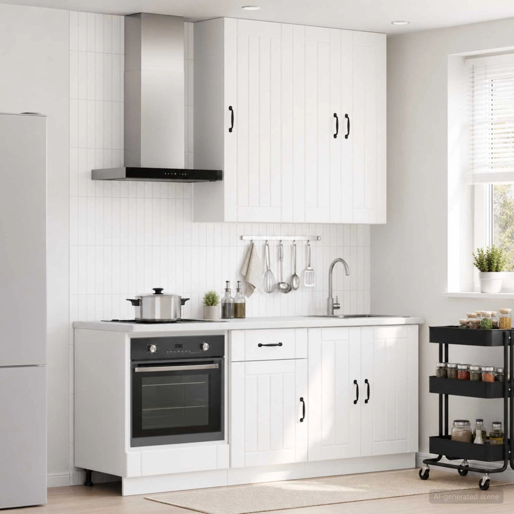 Unità Cucina LUCCA 5 pz Bianco 3438265