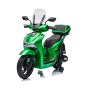 Moto Elettrica per Bambini Honda SH125 Verniciato 12V con Licenza Ufficiale -Verde