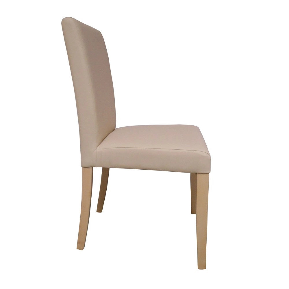 Sedia IVONA PU (beige + naturale)