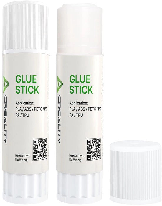 Sticchi di colla per stampanti 3D - 2 pacchi - Ideali per letto caldo e riduzione di deformazioni - Adesivi per PLA, ABS, PETG, PC, PA, TPU