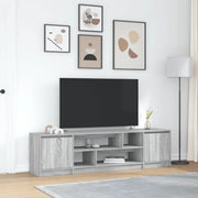Mobile Porta TV Grigio Sonoma 188,5x41x50 cm Legno Multistrato 3328422