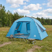 Tenda Capanna con tetto Blu 400 x 210 x 180 cm Poliestere 42028516