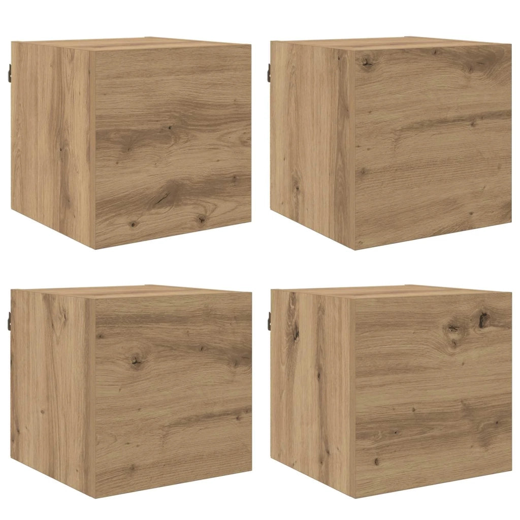 Mobile TV da parete Rovere Artigianale 30,5 x 30 x 30 cm