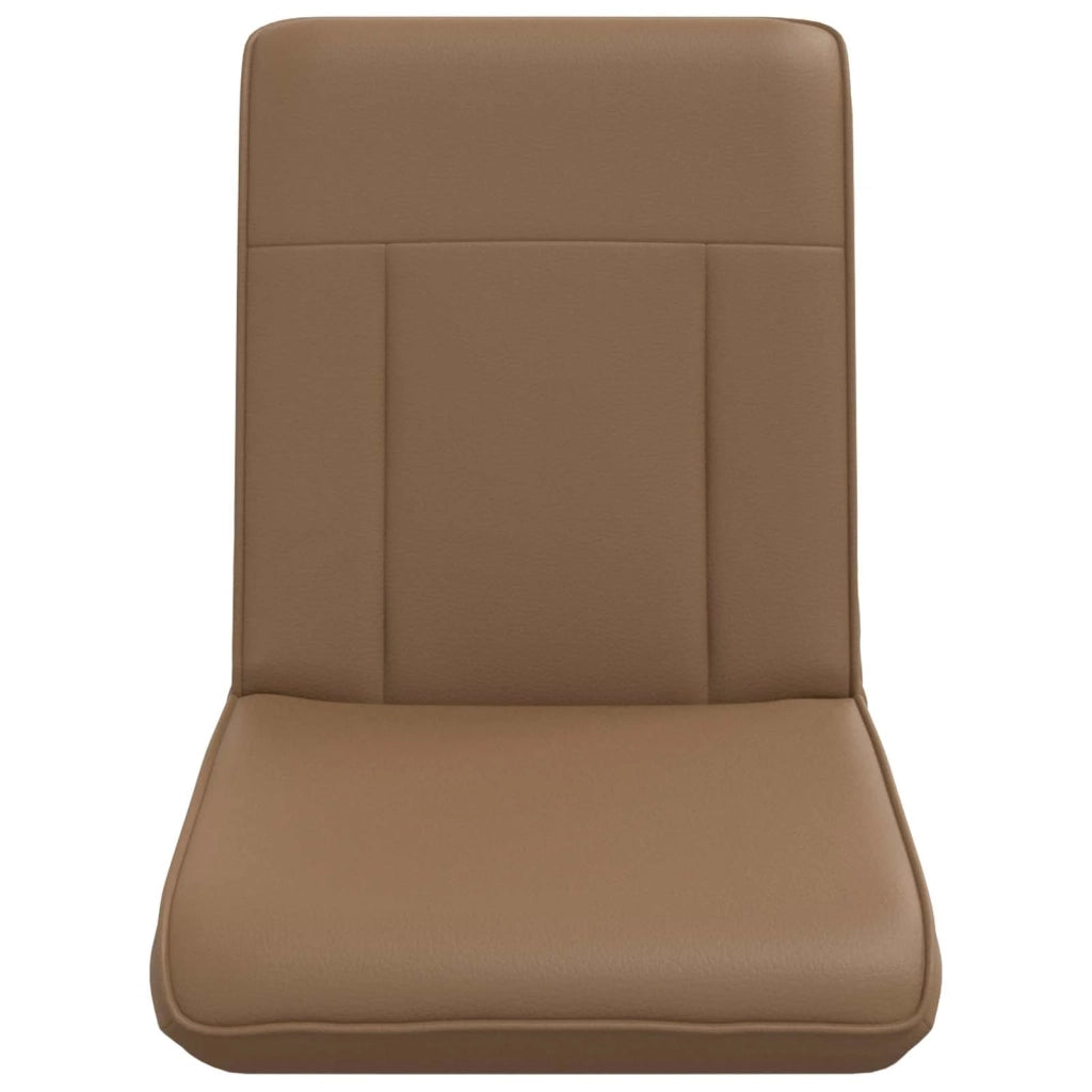 Sedia a pavimento regolabile Cappuccino Similpelle