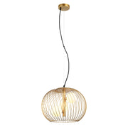 Lampadario Italux Clarisa moderno oro/bianco 3xG9 43cm acciaio