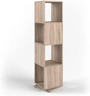 Scaffale girevole, Sonoma, 35.2 x 144.2 cm, per l’archiviazione di documenti e scatole 30x30 cm, ruotabile a 360°