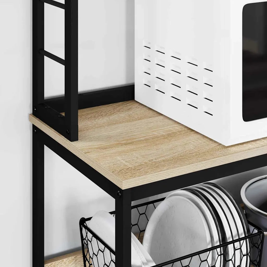 Mensola da cucina Rovere Sonoma 80 x 40 x 168 cm 883887