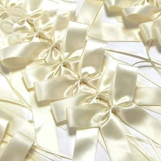 Strisce decorative a mano 100 pezzi - Strisce di seta decorative - Decorazioni per matrimonio/festa - Decorazioni DIY - Strisce di poliestere 11-12 cm - Strisce decorative per decorazione