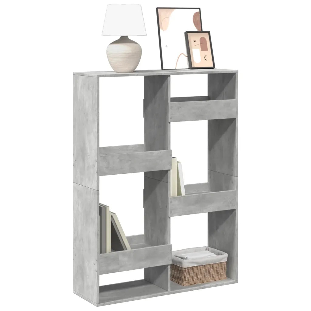 Libreria Grigio Cemento 100x33x135 cm in Legno Multistrato 3309387