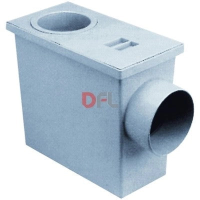 POZZETTI POZZETTO PLUVIALE SIFONATO IN PVC  8-10