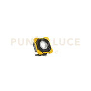 PROIETTORE PORTATILE LED BULL GIALLO E NERO 10W 1000LM 6500K DIMMERABILE CON BATTERIA 3,7V 2200mA IP54 10X10