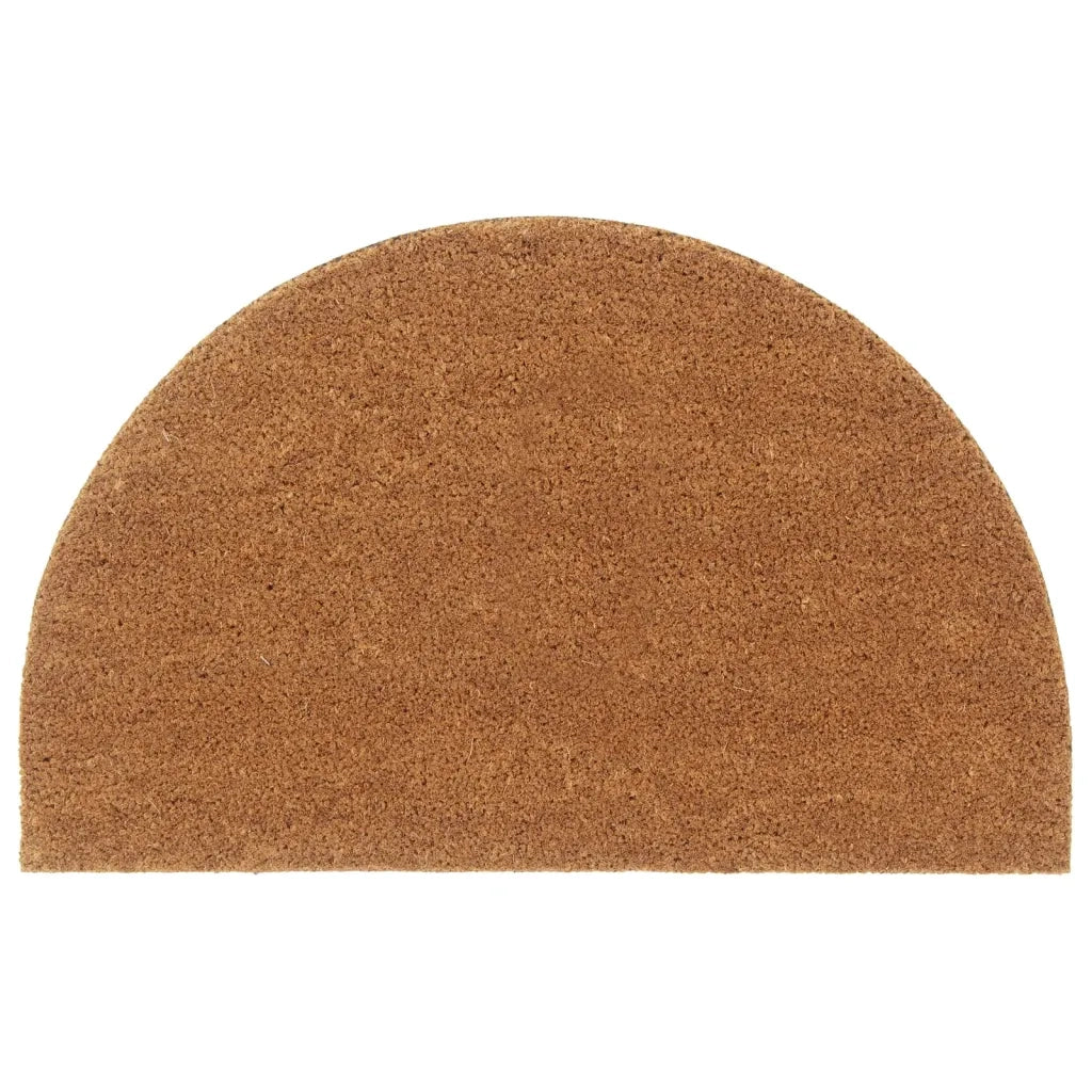 Zerbino Naturale Mezzo Rotondo 50x80 cm Fibra di Coccocod mxl 86785
