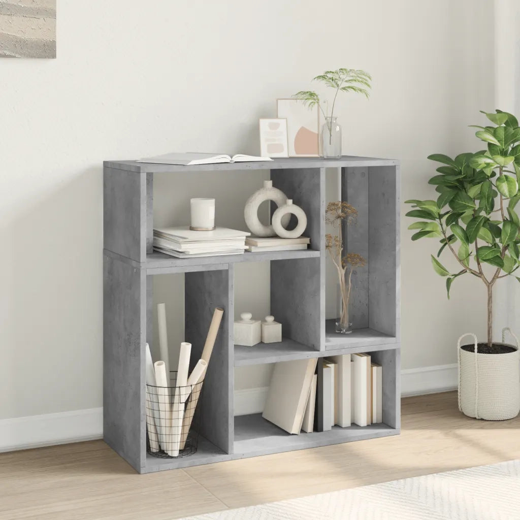 Mobili TV Muro 2pz Grigio Cemento 75x30x50 cm Legno Multistrato