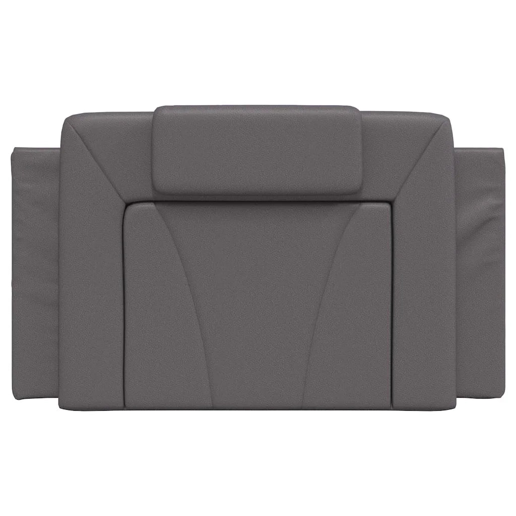 Cuscino Testiera Viana Grigio 90 cm in Similpelle CFW5819714