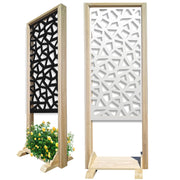 SEGMENTI - Separè - Paravento modulabile - 70x190cm - in Legno e PVC Colore: bianco