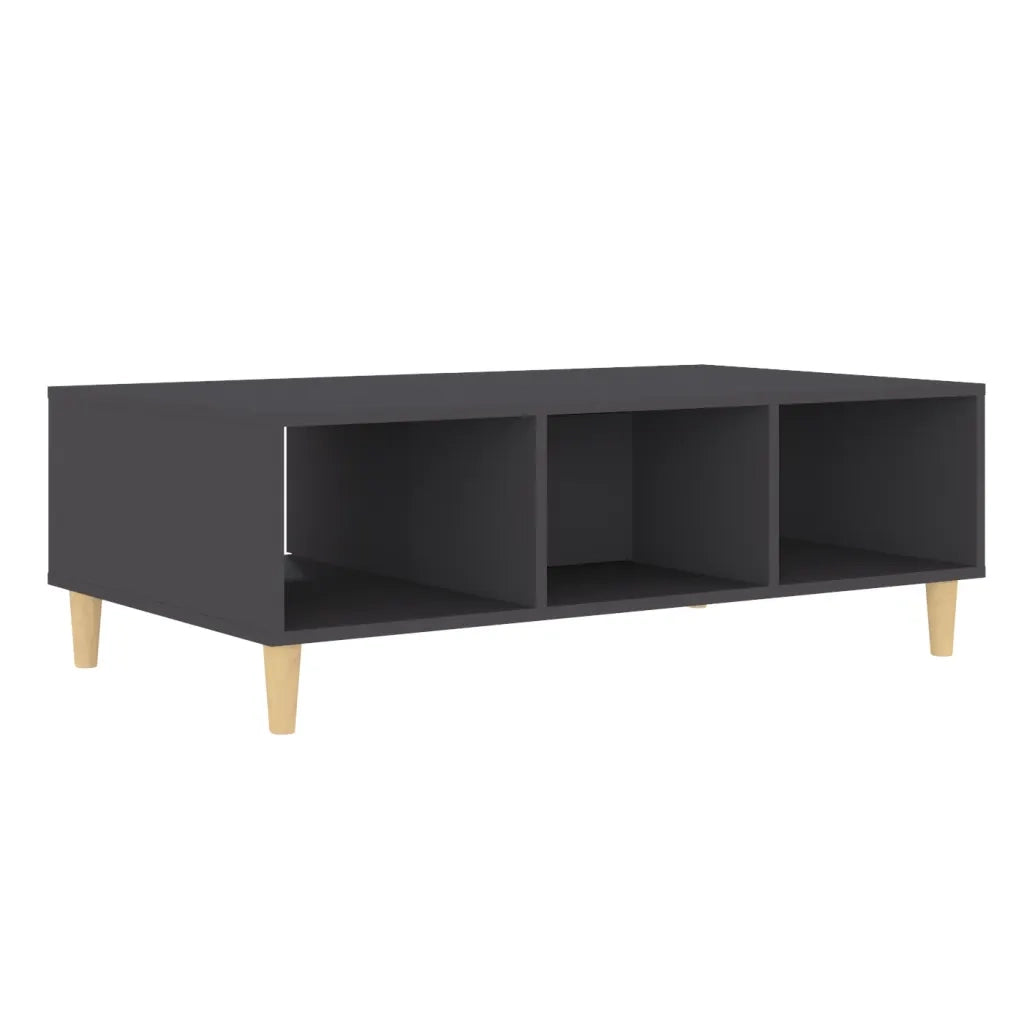 Tavolino da Salotto Grigio 103,5x60x35 cm in Legno Multistrato 806015