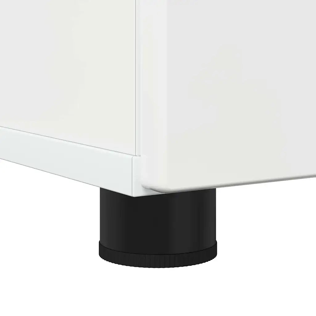 Mobile da Bagno con archiviazione Bianco Lucido 30 x 35 x 95 cm