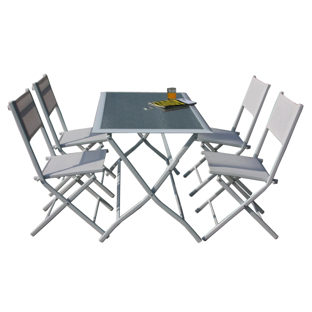 Set Tavolo più 4 Sedie Pieghevoli ASTRO HFS-268
