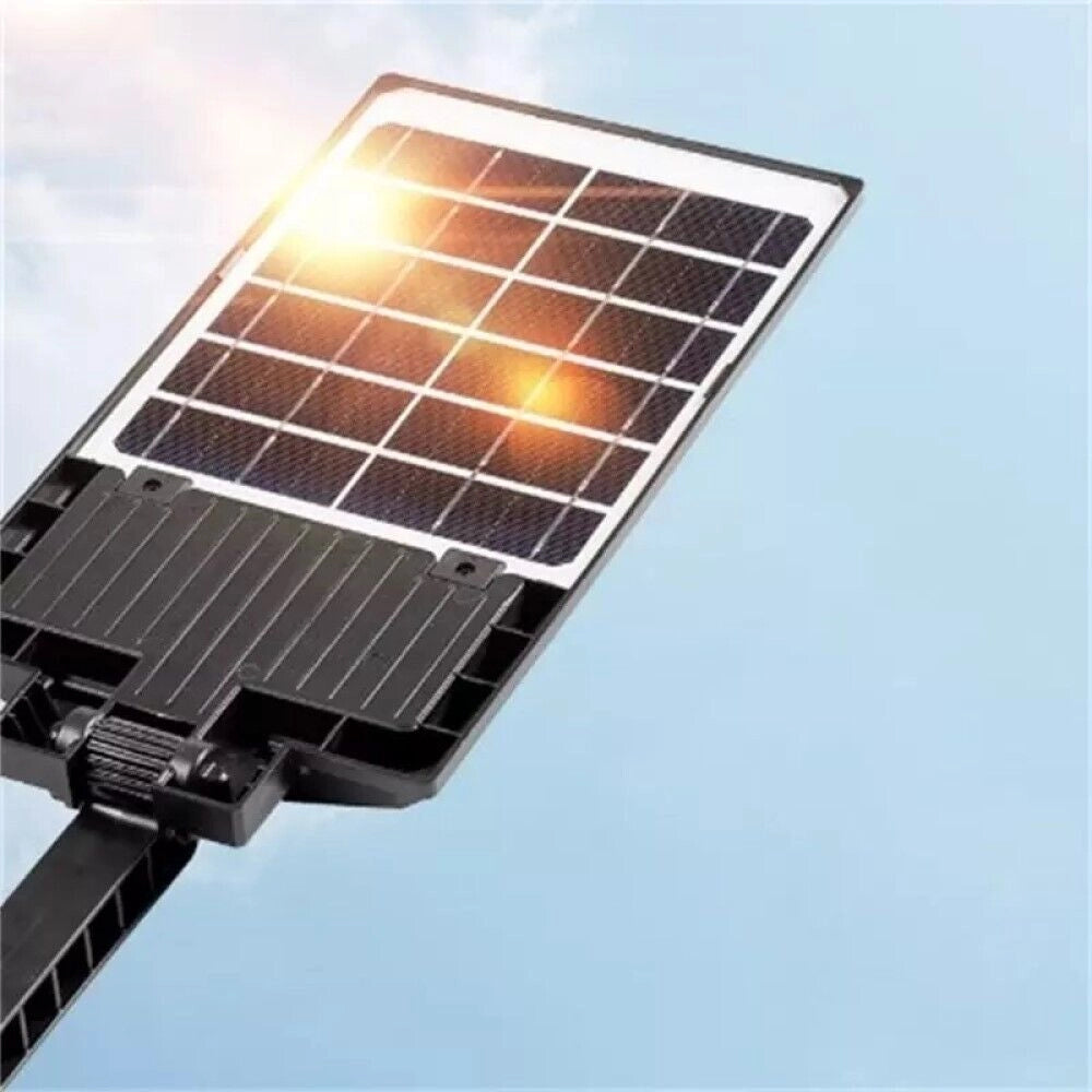Faro lampione stradale solare sensore di movimento fotovoltaico180 LED W789A-3