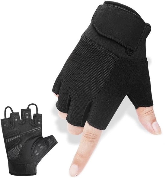 Guanti da Fitness con Supporto - Respiranti - Antiscivolo - Sollevamento Pesi - Donna/Uomo - Progettazione Ergonomica - Guanti da Sollevamento Pesi