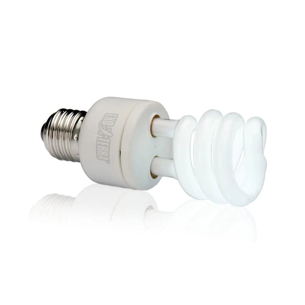 ExoTerra Repti Glo Compact 5.0 13 W UVB100 Attacco E27 - Lampada per terrari tropicali