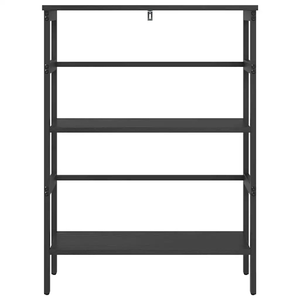 Libreria Rovere Nero 60 x 29,5 x 81 cm Legno multistrato 883916