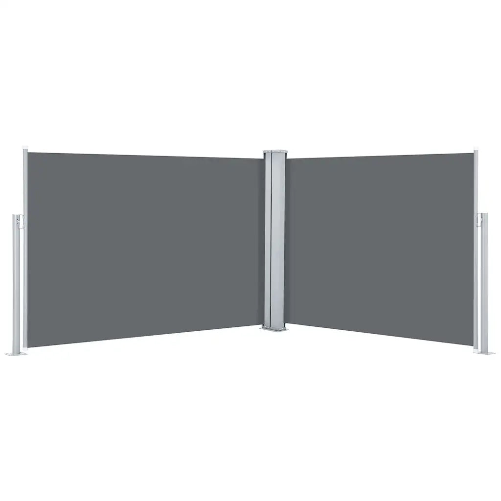 Tenda da Sole Laterale Retrattile Antracite 120x1000 cm 48480