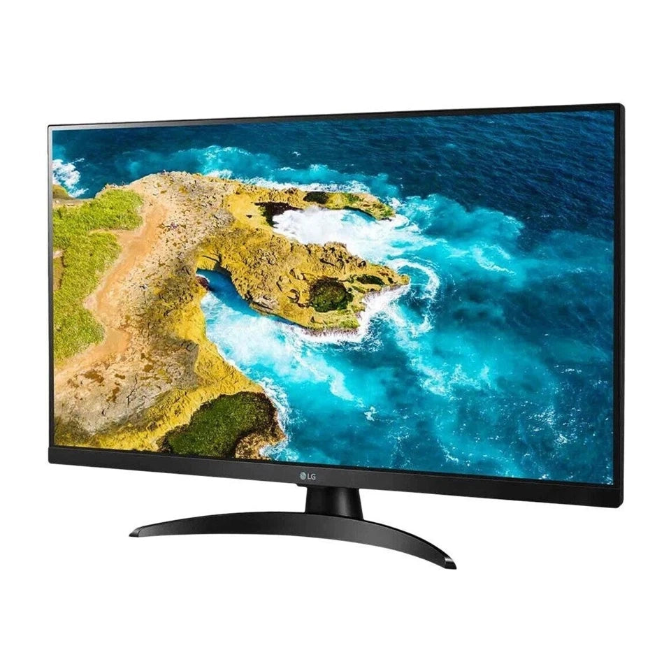 LG Monitor TV 27TQ615S-PZ 27" FHD Smart Monitor TV con WebOS 22TIVU e Sintonizzatore SAT DVB