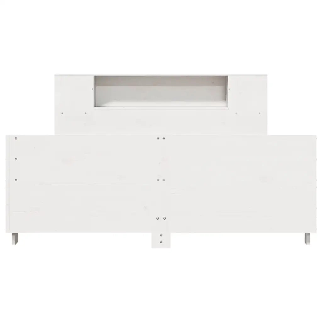 Giroletto senza Materasso Bianco 140x200 cm Legno Massello Pino 3323651