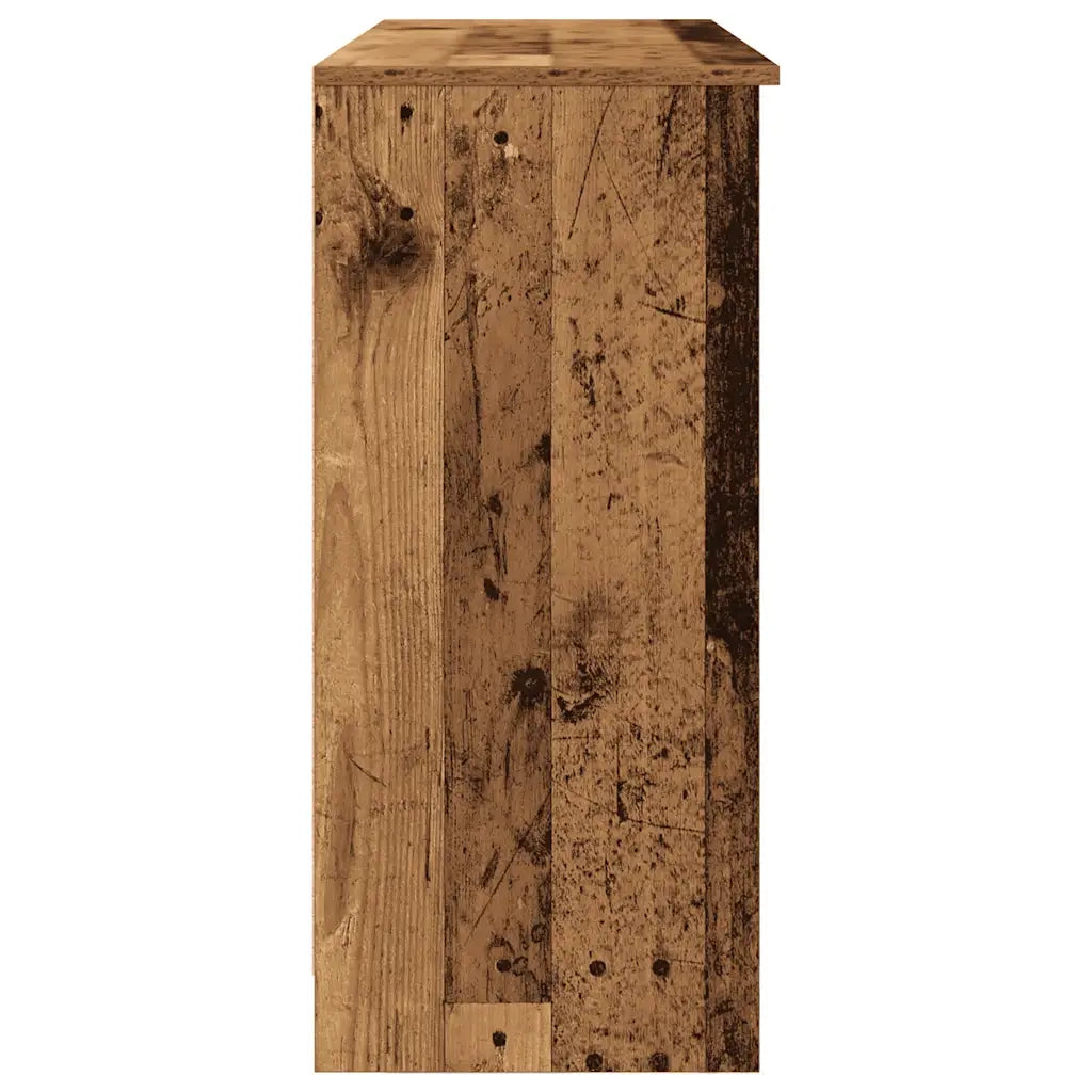 Credenza con Cassetto-Buffet-Armadio da cucina Legno Antico 101x35x76 cm in Truciolato