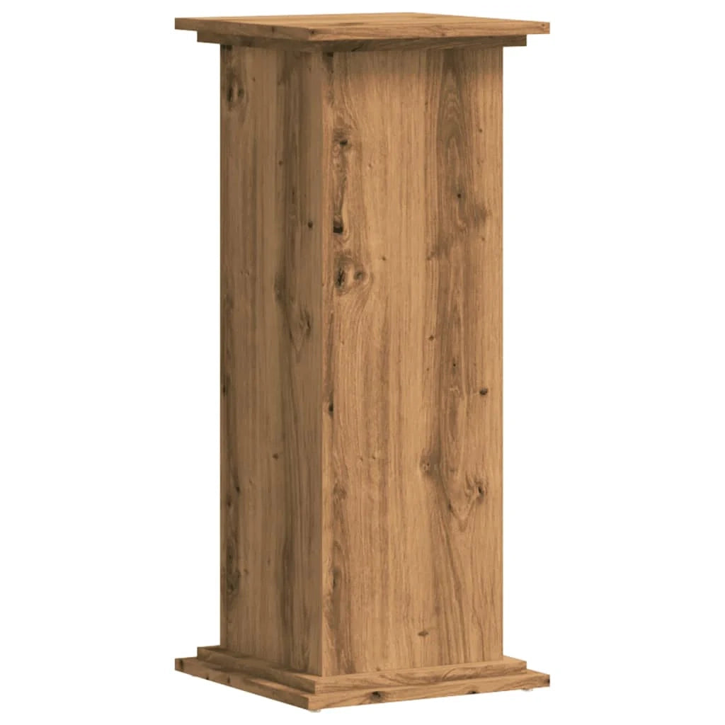 Portavasi mobiletto per fiori 33 x 33 x 80 cm legno ingegnerizzato marrone 02_0045153