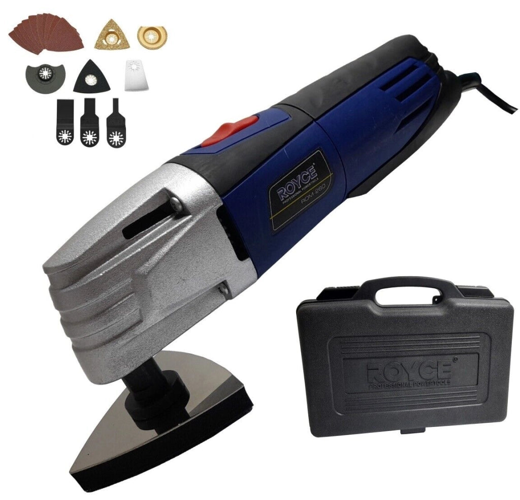 Utensile oscillante multifunzione 260W + accessori taglio levigatura ROM-260
