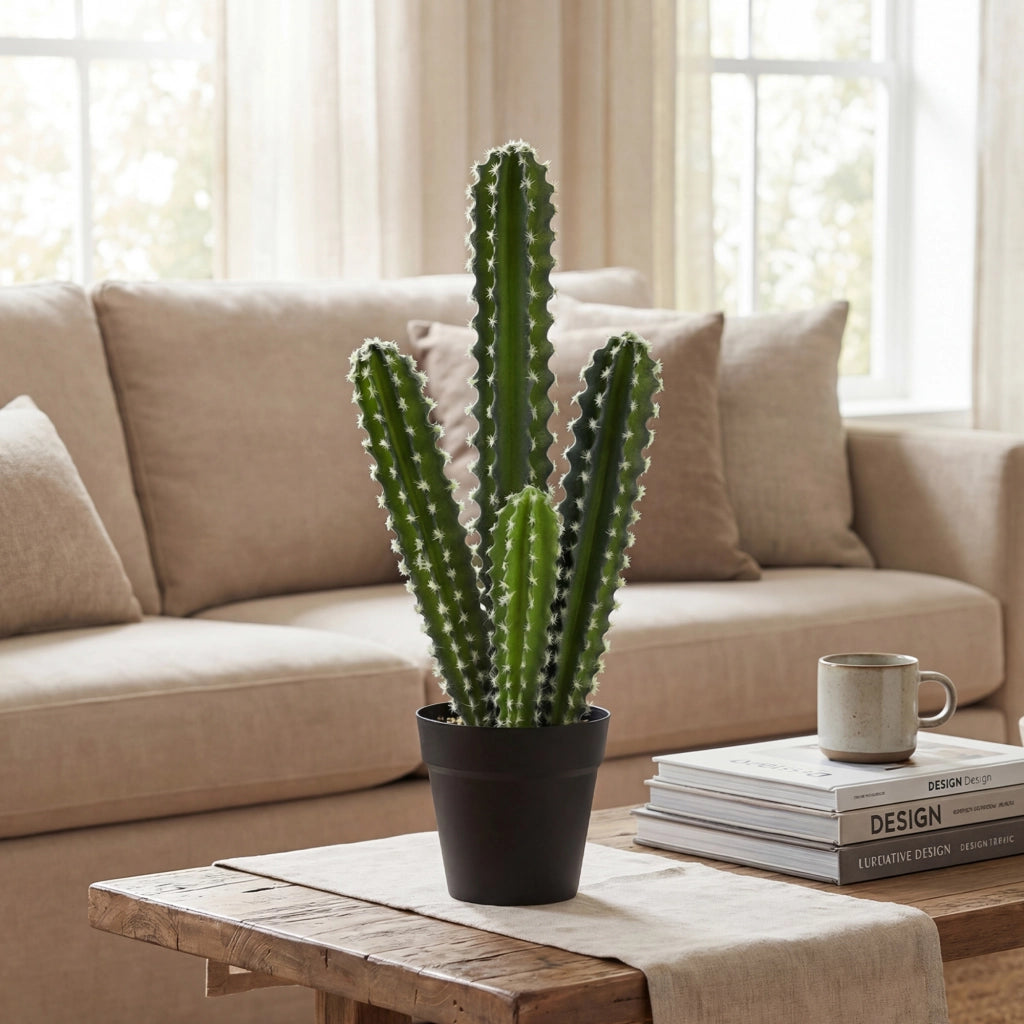 Pianta artificiale cactus in vaso ¨C zephmum ¨C 53 cm