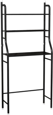 Cassa Bagno Spaziale - Nero - 3 Porte - Adatta per Sopra Lavatrice