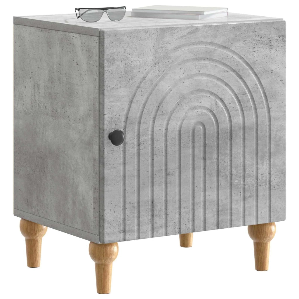 Armadio da Notte 2 pcs Grigio Cemento 43 x 34,5 x 50 cm 894112