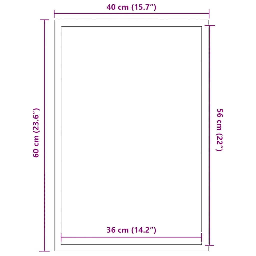 Zerbino flessibile e antiscivolo per interni ed esterni 40 x 60 cm in polipropilene antracite 02_0058158