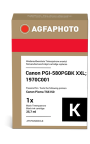 ORIGINAL Agfa Photo Cartuccia d'inchiostro nero APCPGI580XXLB ~600 Seiten