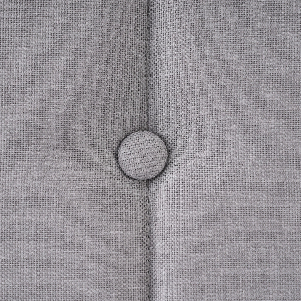 Letto singolo – 90x200 cm – USBC rete con materasso – lino grigio