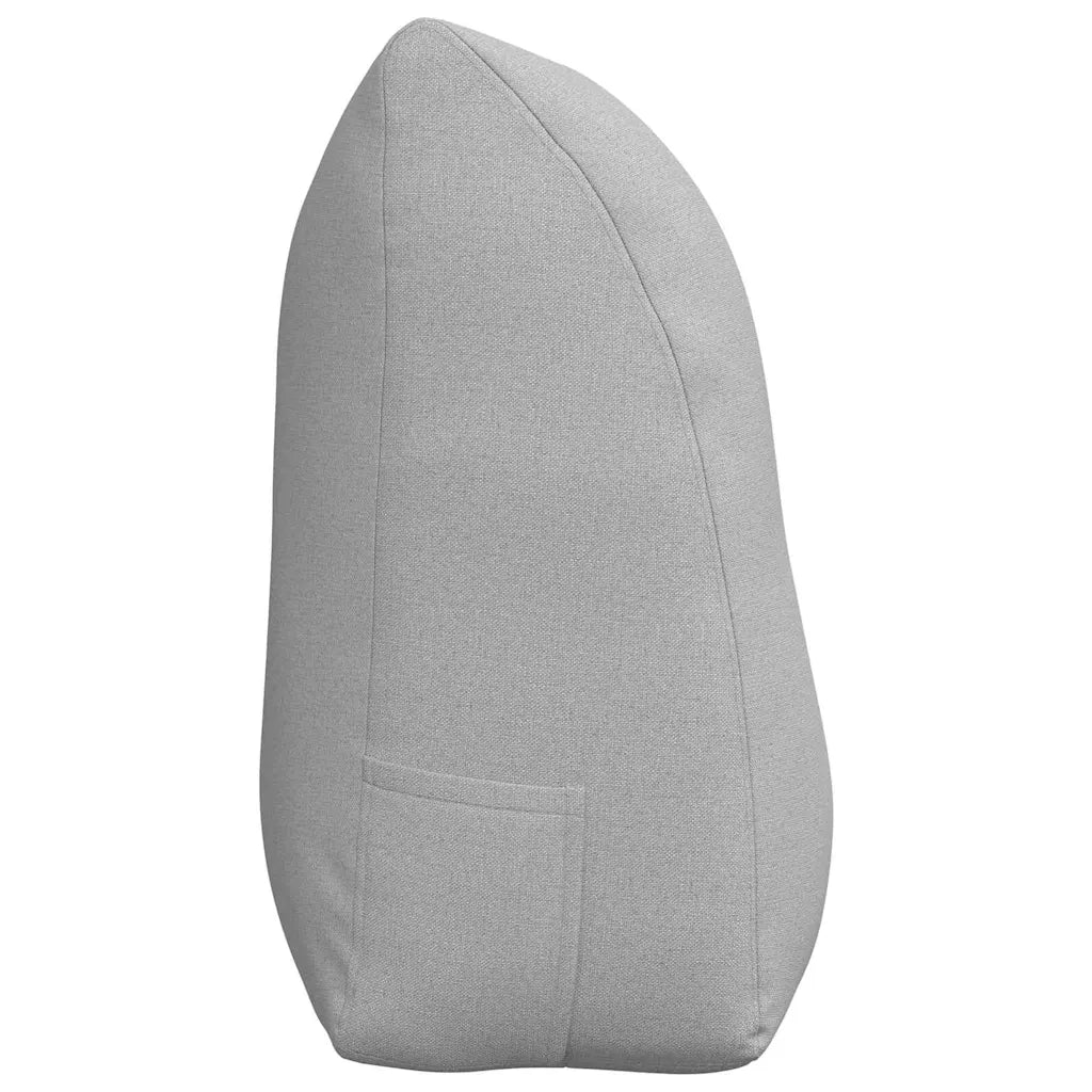 Cuscino per Schiena Grigio Nuvola 100 x 24 x 50 cm Tessuto 42014454