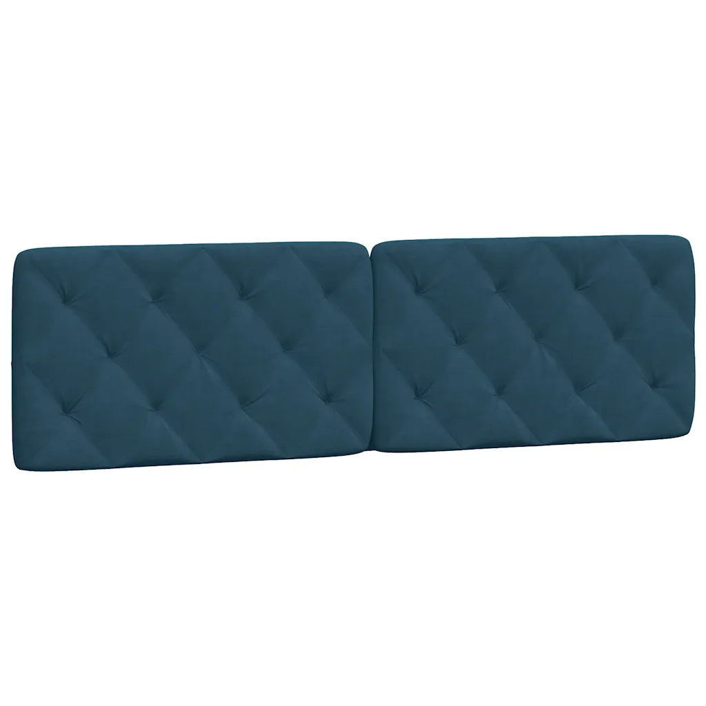 Giroletto con LED senza Materasso Blu 180x200 cm in Velluto 3213871