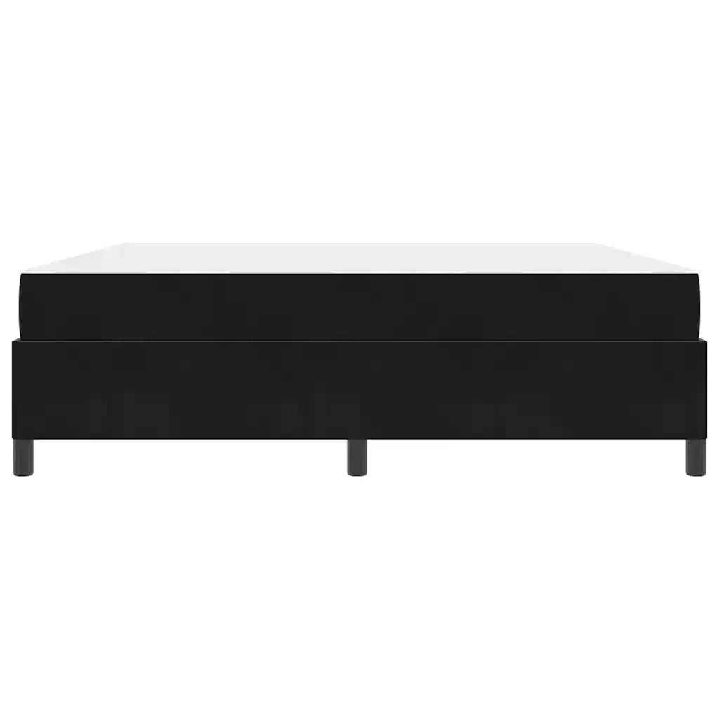Struttura del letto con materasso Nero 180 x 200 cm Tessuto 3399080