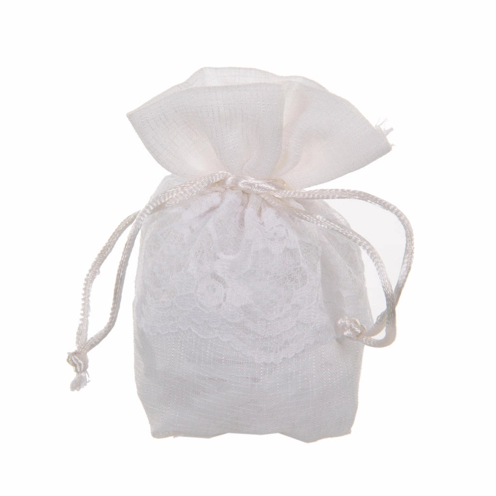 Set 24 Sacchetto con Ricamo Misure 55x55 cm