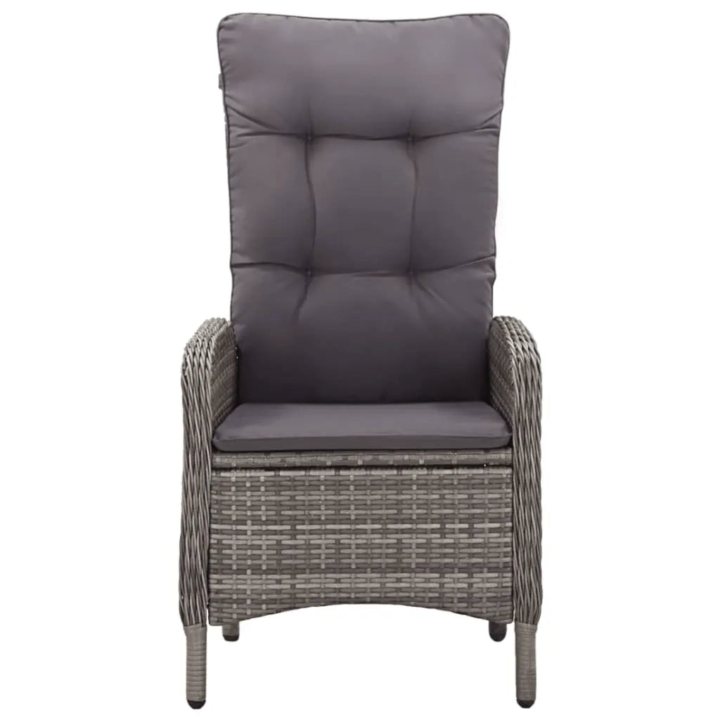 Set Mobili da Pranzo per Giardino 5 pz Grigio 3068741