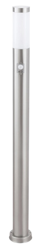 Paletto da giardino moderno inox sensore E27 Rabalux